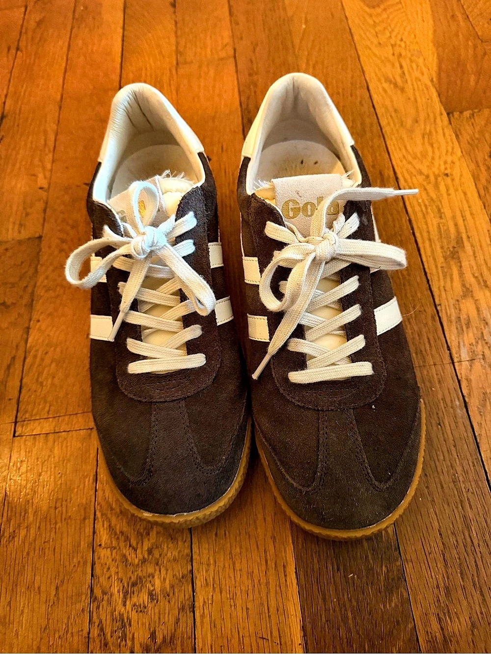 Gola Elan Sneakers Brown & White US 9.5